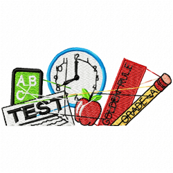 School Embroidery Design 7 School Embroidery Design 7